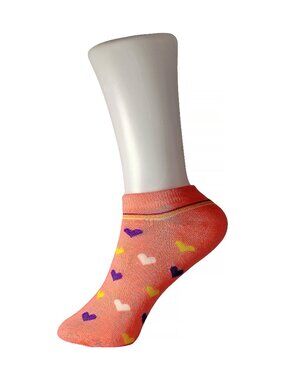 5 Pairs Tutuanna Socks - Pink with Hearts